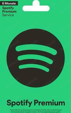 6 Monate Spotify Family Platz