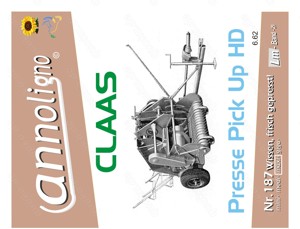 - annoligno 187   CLAAS Presse Pick Up HD Heupresse Strohpresse Bild - Ersatzteilliste