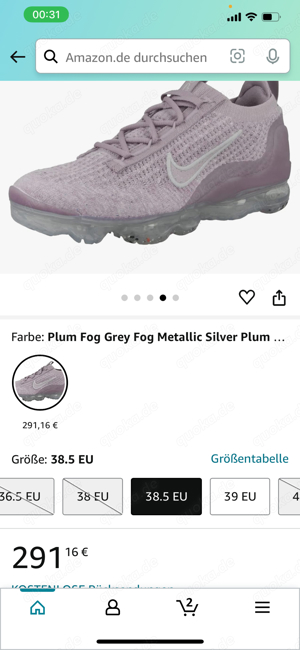 Nike Damen W Air Vapormax 2021 FK Gymnastikschuh