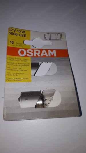 Glühlampe Osram 5008-02E * 12 V * 10 W