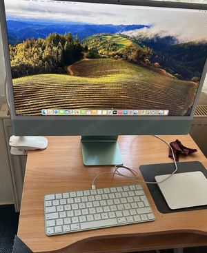 Apple iMac 24 Zoll (256GB SSD, Apple M1, 3,20GHz, 8GB, 7-Core GPU) Grün -...