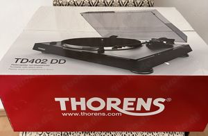 Thorens TD 402 DD walnuss Hochglanz, Direktantrieb incl. AT VM95E - Plattenspiel