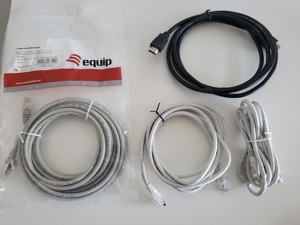 HDMI und LAN Kabel und Adapter