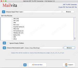 Mailvita OST to PST Converter for Mac