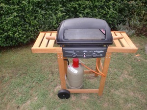 Gasgrill mit Lavasteinen, incl. 5 KG Propangasflasche zu verkaufen 