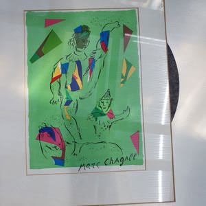 Dachbodenfund Bild v. Marc Chagall- Der grüne Akrobat