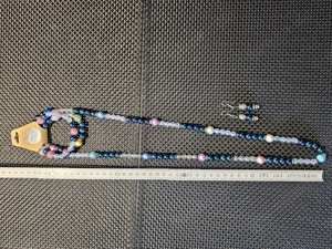 Halskette (Magic Pearls) mit Armbändern und Ohrringen