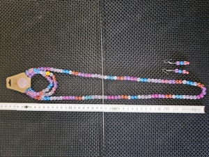 Halskette (Magic Pearls) mit Armbändern und Ohrringen