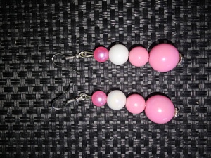 Halskette (Magic Pearls) mit Armbändern und Ohrringen Bild 3
