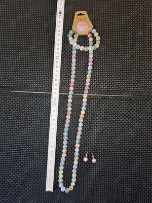 Halskette (Magic Pearls) mit Armbändern und Ohrsteckern