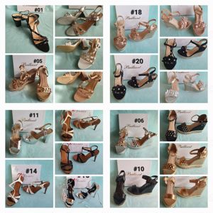 Damenschuhe ca 260 paar Sandalen. Preis für alle zusammen 