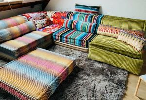 Rochebobois Mah Jong Modulares Sofa Kollektion Missoni 