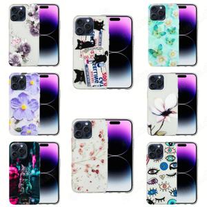 Handyhülle Print Katzen Blumen für iPhone 16 15 14 SE3 SE2 8 7 + passendes Zubehör