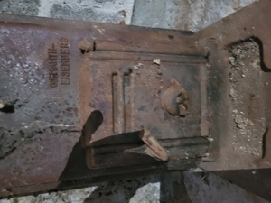 Antiker Holz   Kohleofen Bild 3