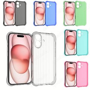 Handyhülle TPU transparent türkis pink schwarz blau grün für iPhone 16 Serie + passendes Zubehör