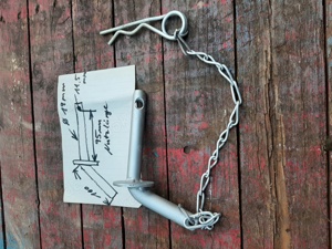 Oberlenker oder Ackerschienen Bolzen 