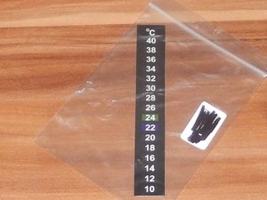 Aquarium Thermometer Aufkleber