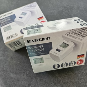 Zwei mal NEU Heizkörper Thermostat programmierbar Silvercrest