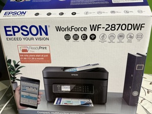 Epson Workforce -2870DWF, farbig, 4-in-1 Multifunktions-Tintenstrahldrucker GEBRAUCHT, WIE NEU