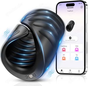 Sex Toyset für Männer Vibratorensets Masturbator Penistrainer mit 9 Vibrationsmodi, APP Steuerung Bild 1