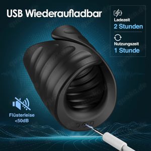 Sex Toyset für Männer Vibratorensets Masturbator Penistrainer mit 9 Vibrationsmodi, APP Steuerung Bild 4