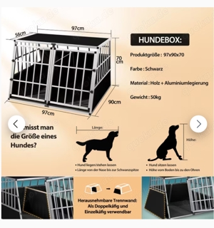 Deuba xxl hundetransportbox neu 