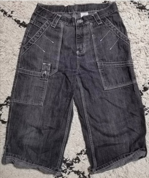 Jeans Shorts, Größe 170 in Anthrazit