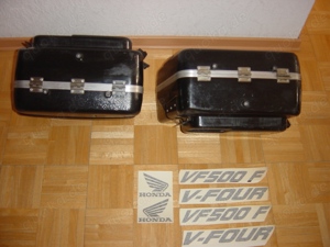 Honda CX 500 Koffersatz mit Kofferhalter Kofferträger ohne Schlüssel Bild 9