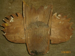 Ceylon (Sri Lanka) - Maske - Holz - unbehandelt Bild 2