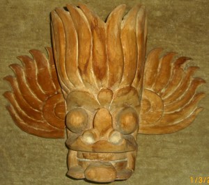 Ceylon (Sri Lanka) - Maske - Holz - unbehandelt