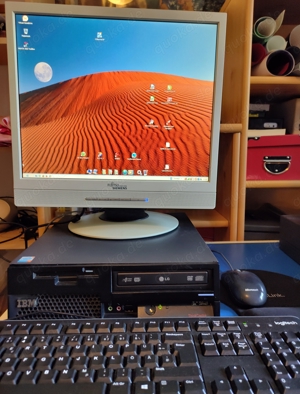 Vintage Retro PC 3GHz Pentium 4, 2GB RAM, 250GB SSD (ca. 230GB frei), 17 Zoll LCD Monitor, Brenner..