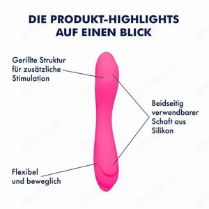 Vibrator 'Easy Lover' aus Silikon, 19 cm Pinkl unbenutzt Neu OVP!