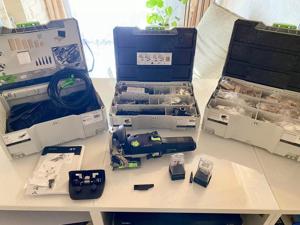 Festool Domino DF 500 Q Plus + Verbinderset KV SYS D8 + Dübelset im Systainer