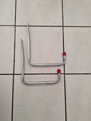 2x Set Wand-Haken Geräte-Träger Werkzeug-Halterung