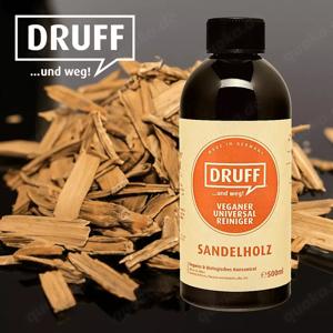 DRUFF Veganer Universalreiniger - Biologisches Konzentrat mit Sandelholzduft