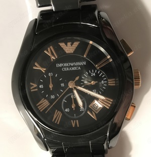 Emporio Armani Herrenuhr AR1410 Keramik