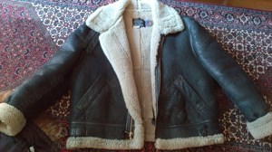 JACKE - B -3 - SCHOTT BROS. NY.  Echt Leder - Echt Lammfell. Made in USA