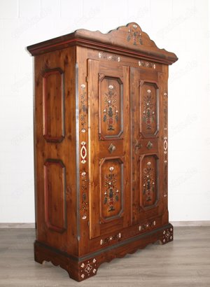 Bauernschrank (Nr.1064) Voglauer Anno 1700 Fichte massiv Bild 3