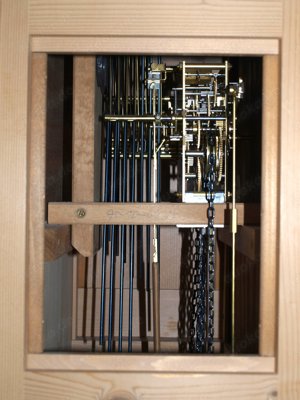Standuhr (Nr.864) Voglauer Anno 1900 Fichte massiv Bauernschrank Bild 9