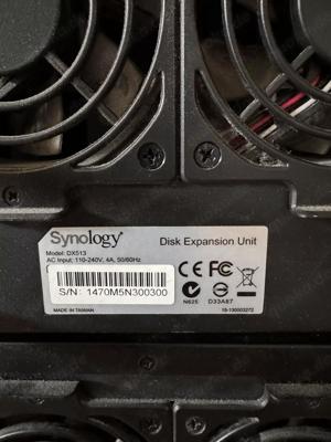 Synology Diskstation DS1513+ mit Expansionseinheit DX513-1 inkl. 10x 6TB WD Red Bild 3