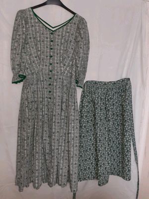 Dirndl mit Schürze Grün Gr 42