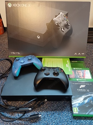 Microsoft XBOX ONE X (1TB) Konsole + 2 Controller & 3 Spiele *TOP*