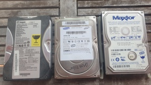 3 Laufwerke a 40GB 49   einzeln a, 20   