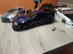 Rc 1:10 Reely Chassis+ Audi RS 6  Nissan GTR  2mal Toyota Supra Bild 4