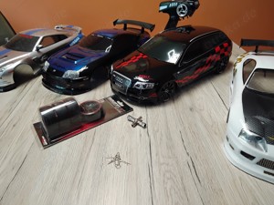 Rc 1:10 Reely Chassis+ Audi RS 6  Nissan GTR  2mal Toyota Supra