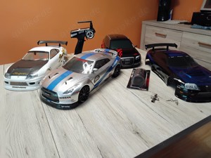 Rc 1:10 Reely Chassis+ Audi RS 6  Nissan GTR  2mal Toyota Supra Bild 6