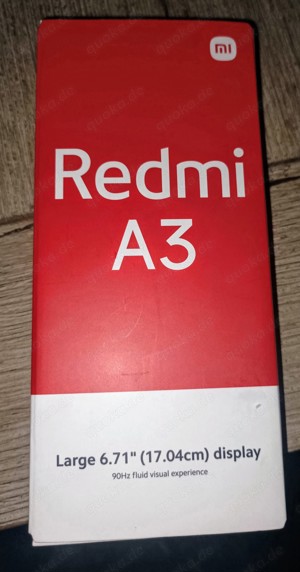 Xiaomi Redmi A3 schwarz 64GB 2 Wochen alt