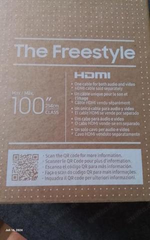 samsung freestyle beamer, nur einmal ausprobiert, Garantie noch 22 Monate Bild 3
