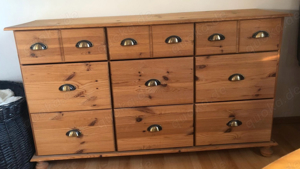 wohnzimmerschrank + sidebord zu verschenken 