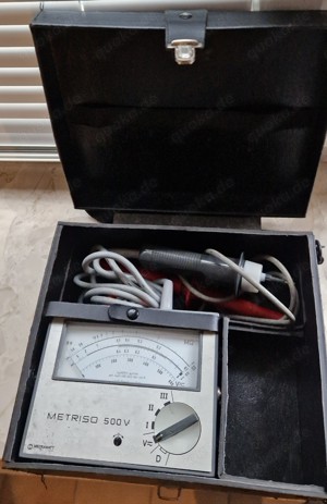 METRISO Messgerät 500V inklusive Tasche